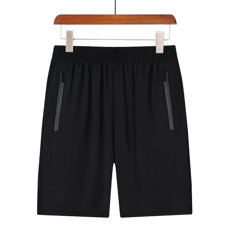 Ice Silk Shorts Men's Summer Loose Casual Pants