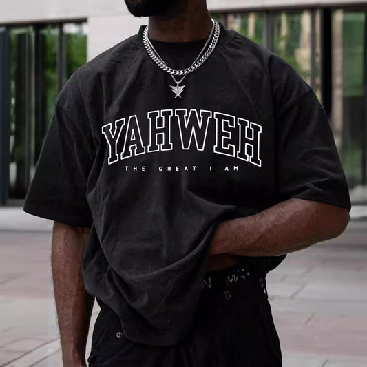 Men's Fashionable Printed Casual  Short Sleeve