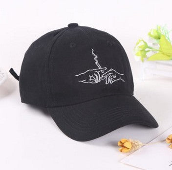 Baseball Cap Men And Women Creative Embroidery Sunshade Hat Tide