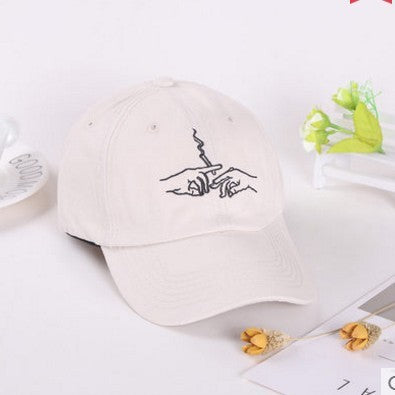 Baseball Cap Men And Women Creative Embroidery Sunshade Hat Tide