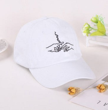 Baseball Cap Men And Women Creative Embroidery Sunshade Hat Tide