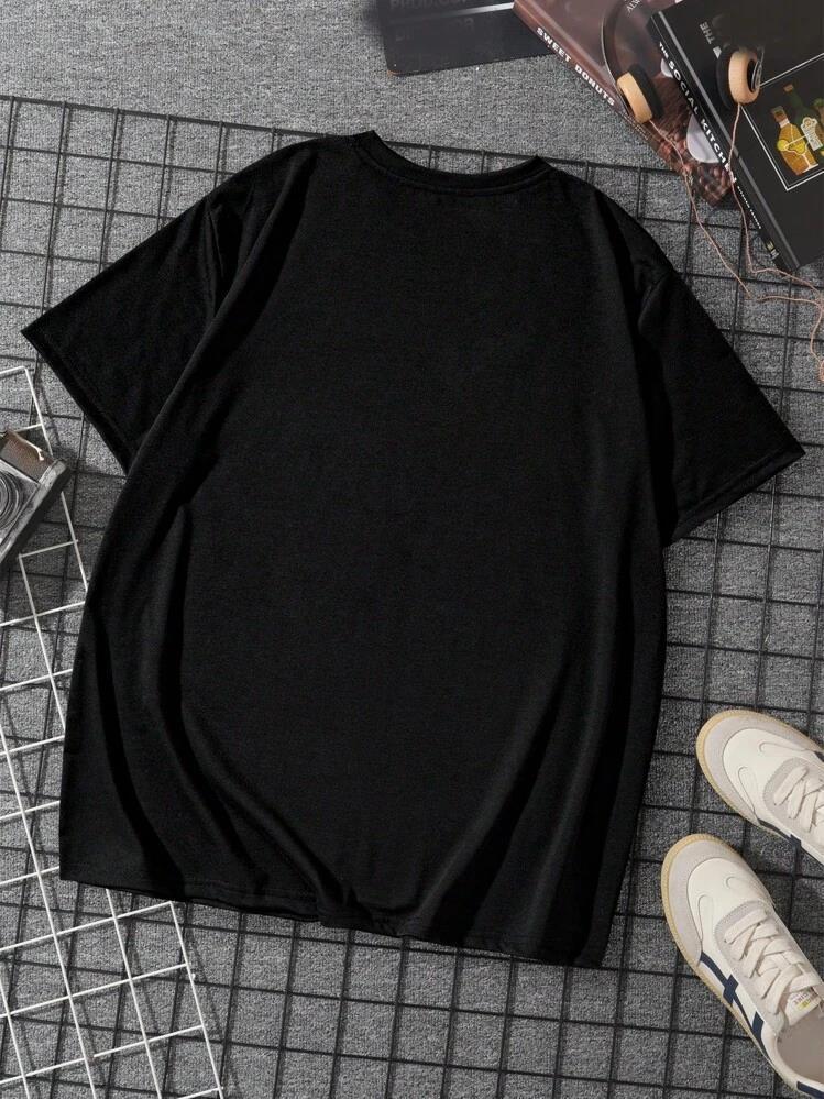 Men's Fashionable Printed Casual  Short Sleeve