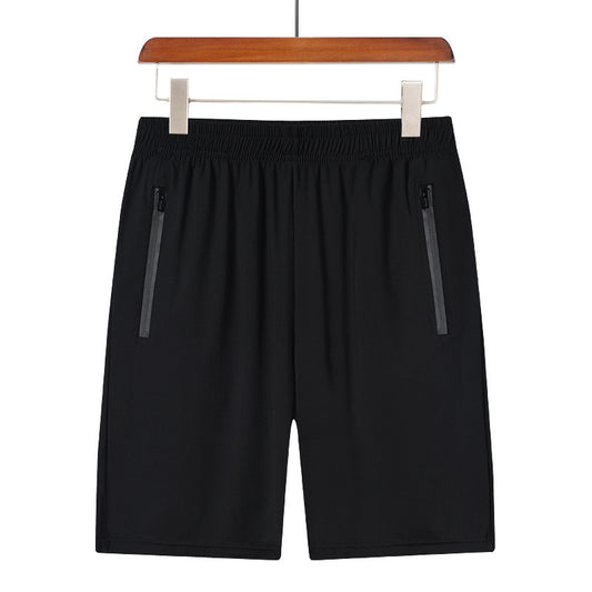 Ice Silk Shorts Men's Summer Loose Casual Pants