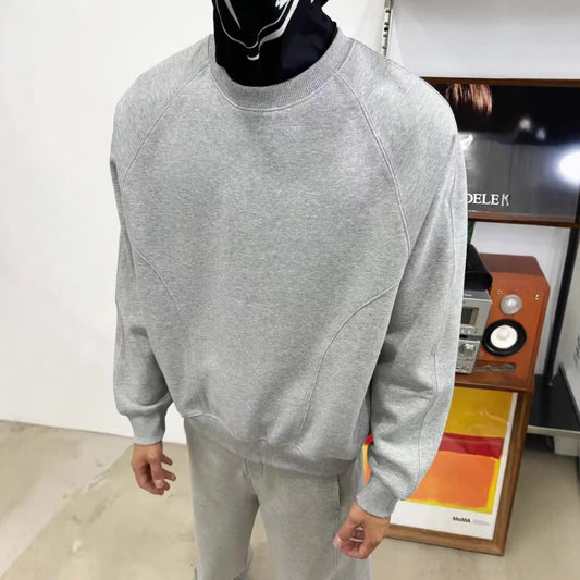 Round Neck Men's American Retro Sweater