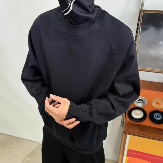 Round Neck Men's American Retro Sweater