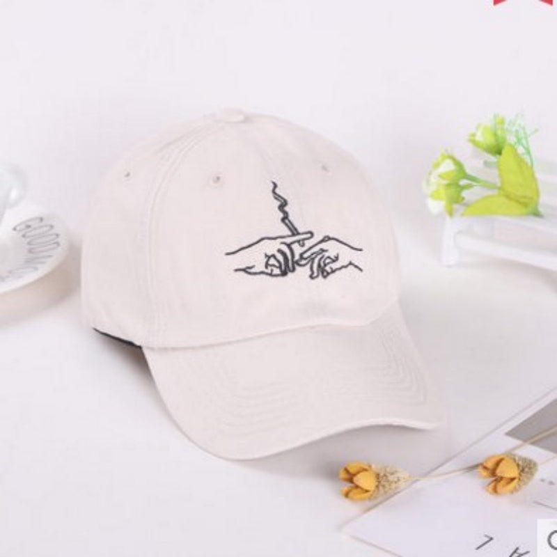 Baseball Cap Men And Women Creative Embroidery Sunshade Hat Tide