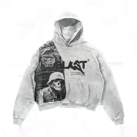 Hoodie Retro Loose Sports Sweater