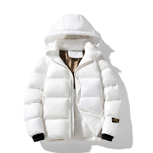 Winter Cotton-padded Coat American Style Trend Size Hooded Cotton Jacket