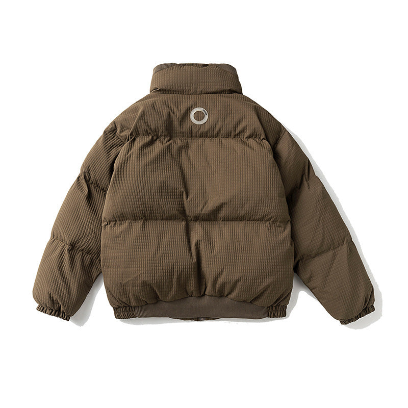 Collar Japanese-style Retro Cotton-padded Jacket For Men